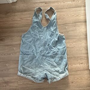 Free People - Light Blue Denim Overalls